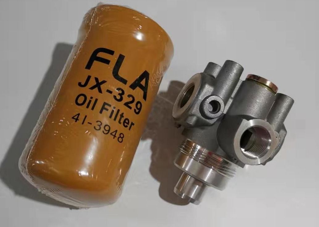 Steel Materials Oil Filter Head , Oil Filter Fast Delivery Compact