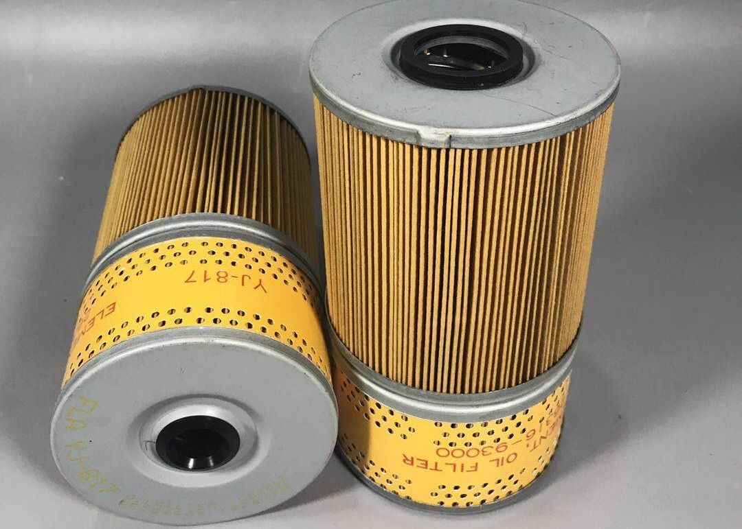 Leakage Proof Excavator Oil Filter , Synthetic Oil Filter Full Flow