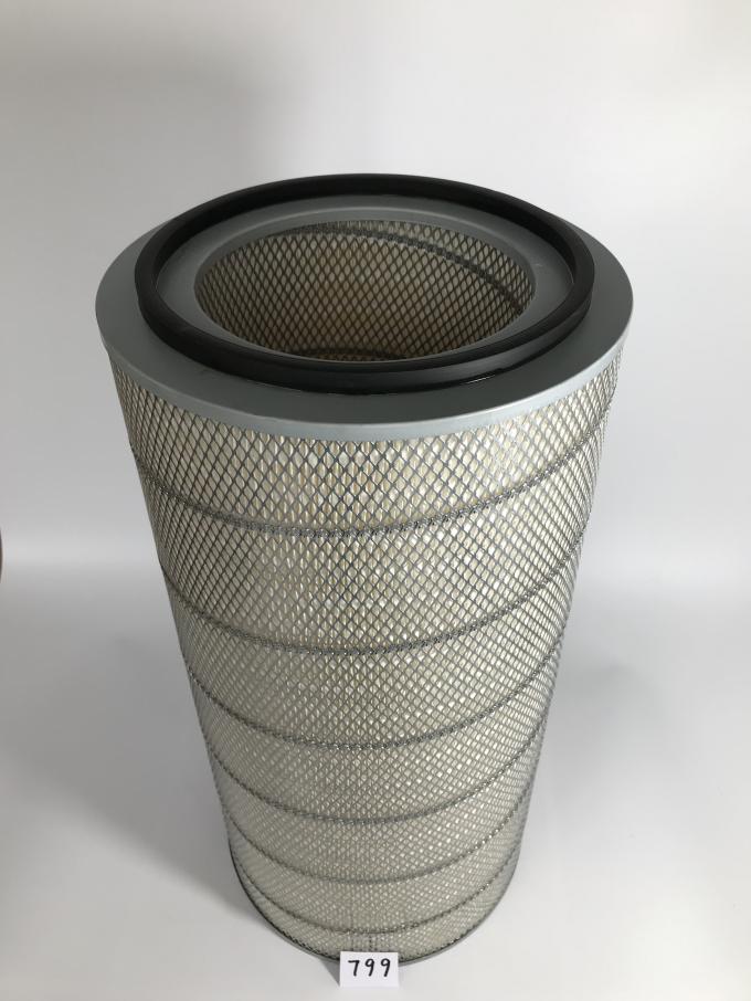 Professional Excavator Air Filter , Hitachi Excavator Filters P127308 P127309 For ZAX450 ZAX470