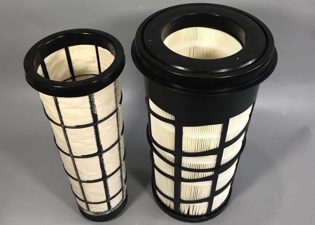 Heavy equipment air filters,Excavator Air filter P611190 for KOBELCO